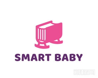 Smart baby婴儿床logo设计欣赏