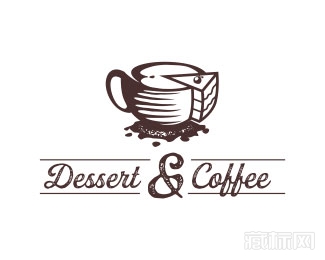 Dessert and Coffee咖啡logo设计欣赏