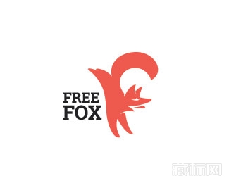free fox免费狐狸logo设计欣赏