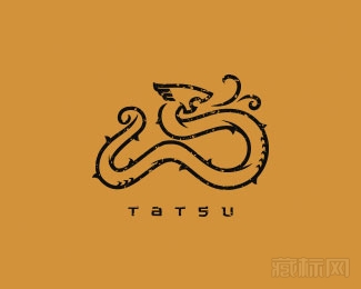 Tatsu Dragon龙logo设计欣赏