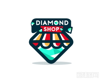 Diamond Shop商店标志设计欣赏