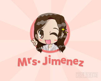 Mrs. Jimenez女神logo设计欣赏