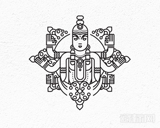 Hindu deities佛logo设计欣赏