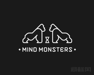  Mind Monsters猩猩logo设计欣赏