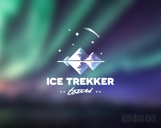 Ice trekker tours山logo设计欣赏