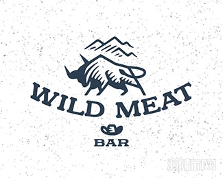 Wild meat牛标志设计欣赏