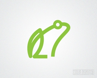frog青蛙logo设计欣赏