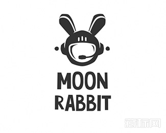 Moon Rabbit月亮兔logo设计欣赏