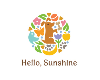 Hello Sunshine标志设计欣赏
