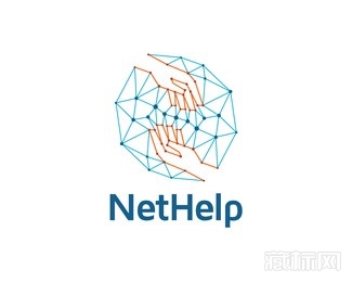 NetHelp网络帮助logo设计欣赏