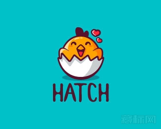 Hatch鸡蛋和鸡logo设计欣赏