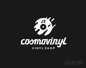 Cosmovinyl音乐logo设计欣赏