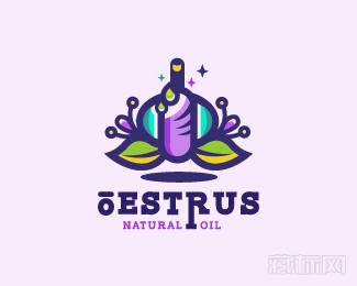 Oestrus natural oil油logo设计欣赏