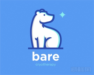 bare北极熊logo设计欣赏