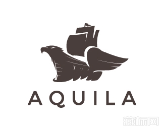 Aquila Ship Eagle船logo设计欣赏