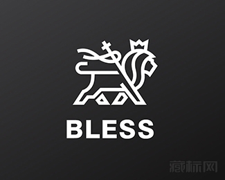 Bless狮子logo设计欣赏