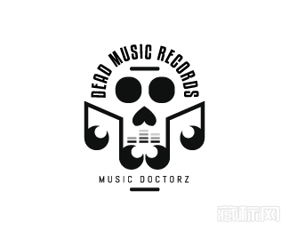 Dead Music Records标志设计欣赏