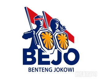Benteng Jokowi盾牌logo设计欣赏