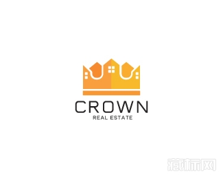 Crown Real Estate标志设计先
