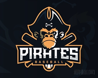 Pirates猩猩海盗logo设计欣赏