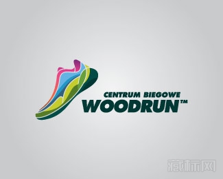 Woodrun鞋子logo设计欣赏