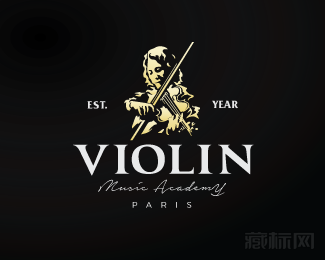 Violinist小提琴标志设计欣赏