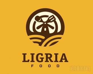 Ligria风车logo设计欣赏