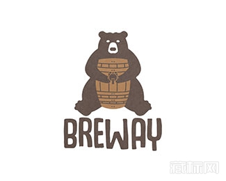 Breway Craft Beer熊logo设计欣赏
