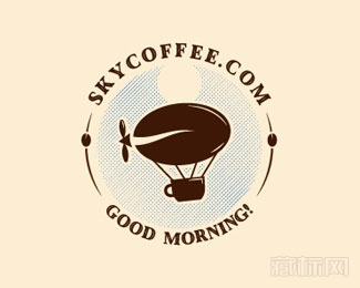 skycoffee网站logo设计欣赏