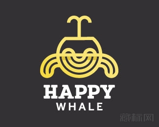 Happy Whale标志设计欣赏