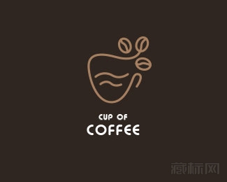 CUp of Coffee咖啡logo设计欣赏