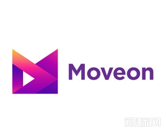 moveon三角形logo设计欣赏