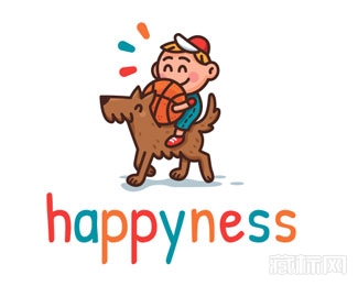 Happyness幸福家园logo设计欣赏