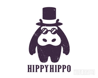 HippyHippo开心河马logo设计欣赏