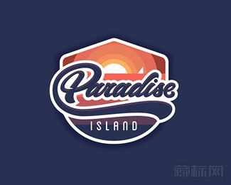 Paradise Island天堂岛logo设计欣赏