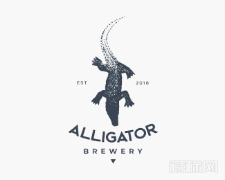Alligator Brewery鳄鱼logo设计欣赏
