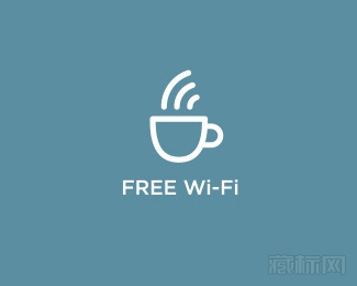 Free Wi-Fi免费网络logo设计欣赏