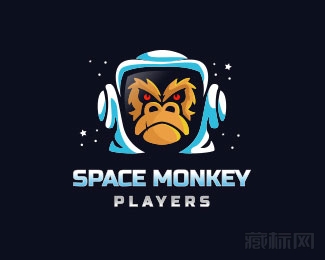  Space Monkey太空猴子logo设计欣赏