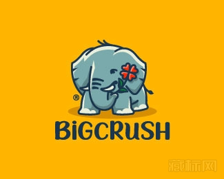 BigCrush大象logo设计欣赏