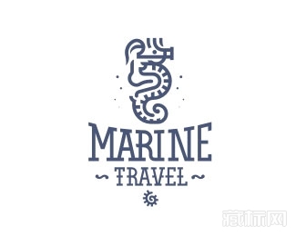 Marine travel海洋旅行logo设计欣赏