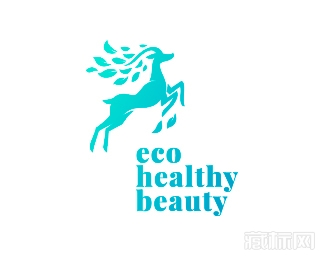 Eco Healthy Beauty鹿logo设计欣赏