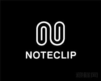 Noteclip简单笔记本logo设计欣赏