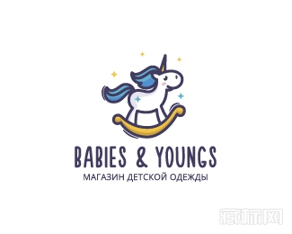 Babies Youngs阳光木马logo设计欣赏