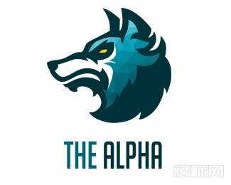 The Alpha狼logo设计欣赏