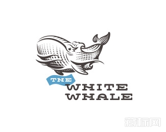 White Whale鲸鱼logo设计欣赏