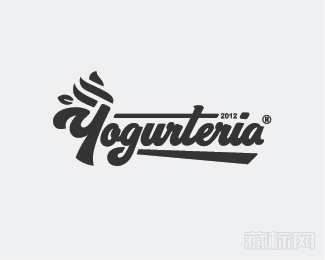  Yogurteria字体标志设计欣赏