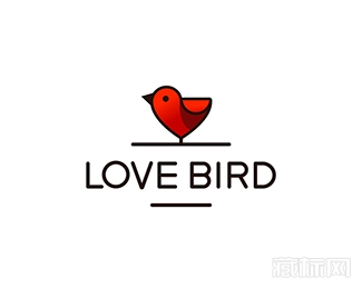  Love Bird爱情鸟logo设计欣赏