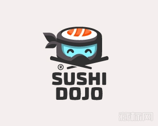  SushiDojo寿司logo设计欣赏