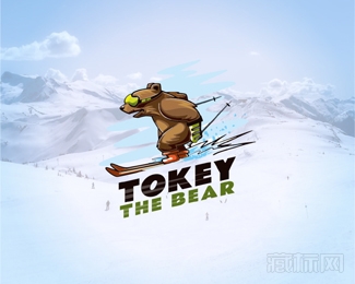 Tokey the bear放下熊logo设计欣赏