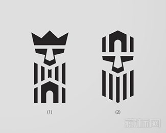 King House国王之家logo设计欣赏